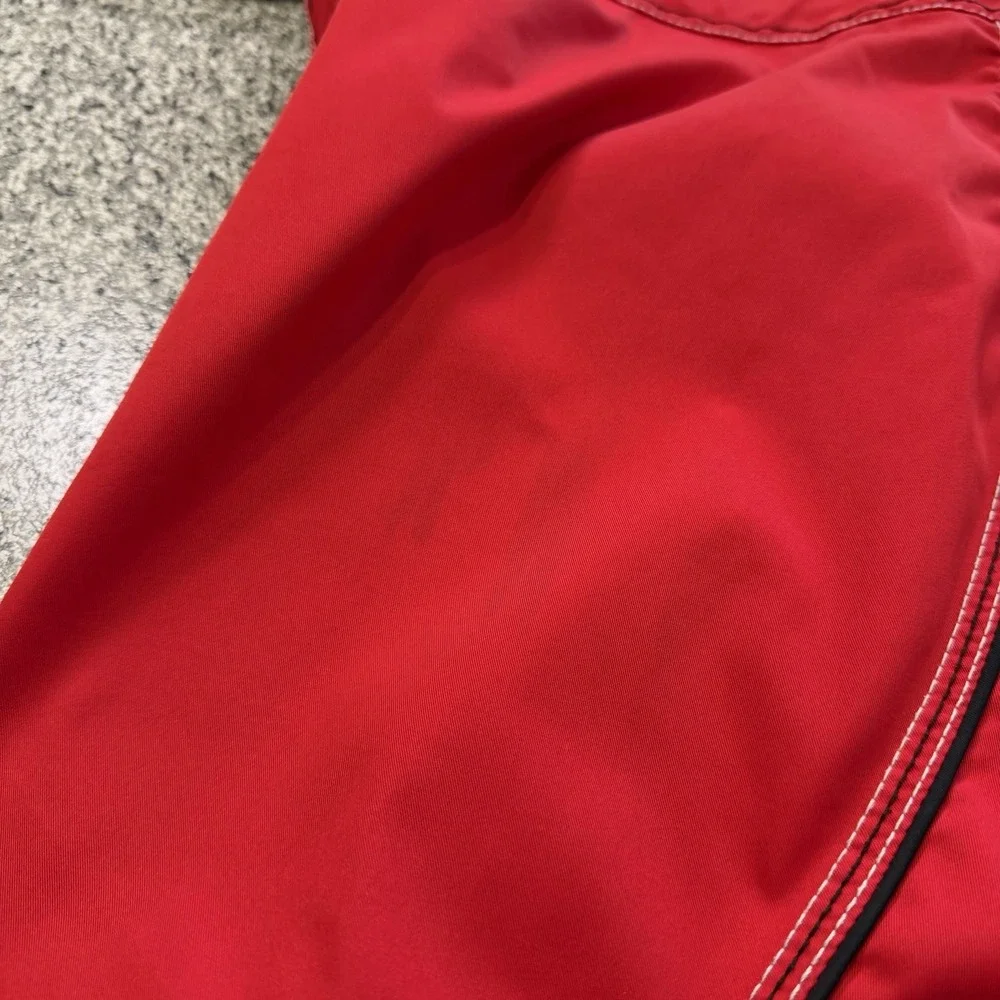 Body Glove Vapor Boardshorts Mens 34 Solid Red Swim Shorts Trunks